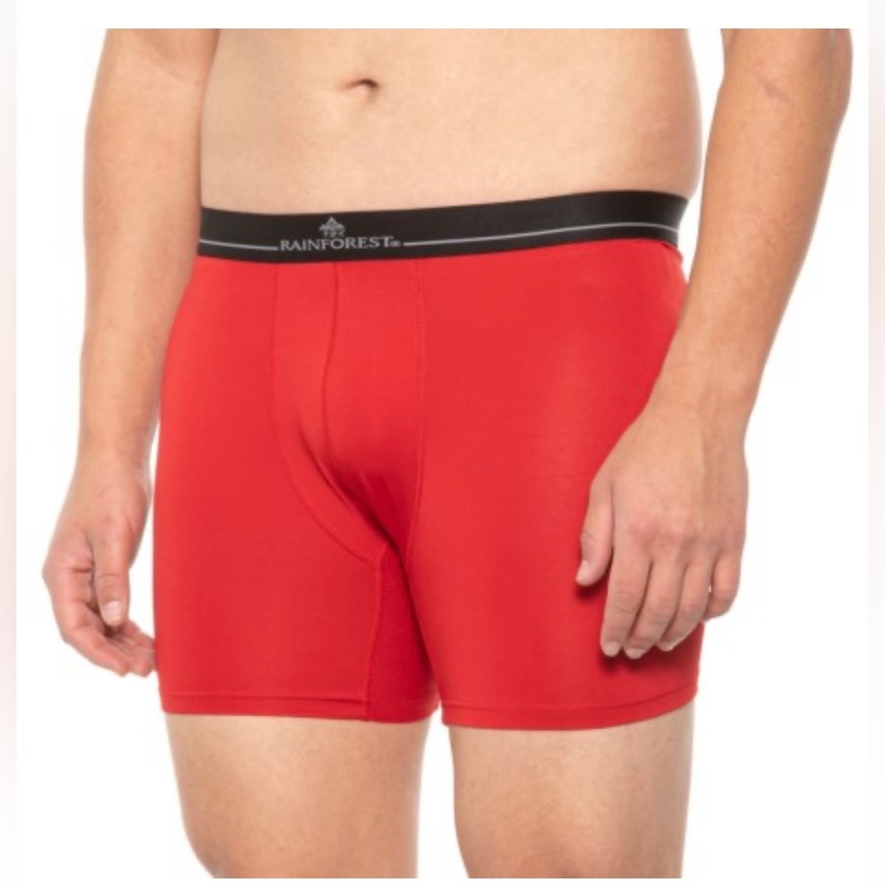 Men’s Rainforest Comfort Stretch Boxer Briefs - 4-Pack